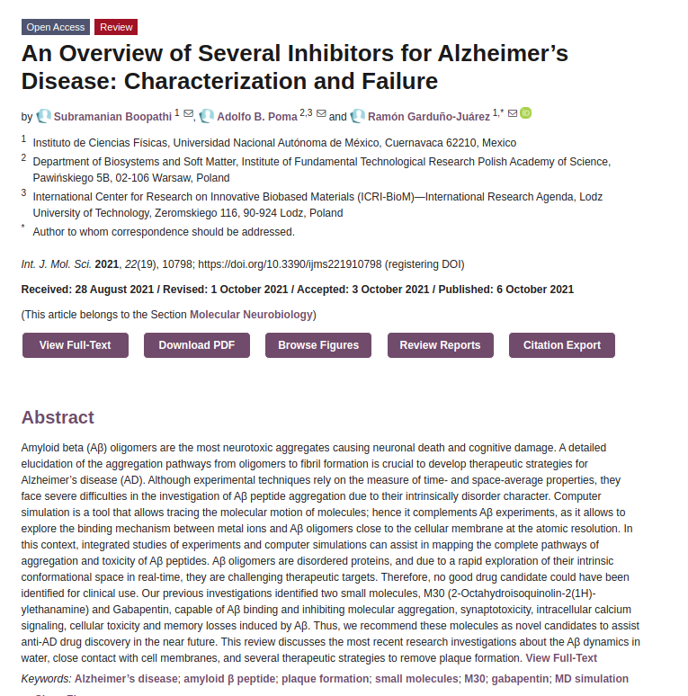An Overview of Several Inhibitors for Alzheimer’s Disease: Characterization and Failure.
